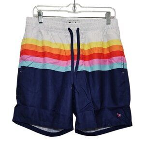 Tipsy Elves 8" Santa Fe Swim Trunks Large New Rainbow Colorful Men's Beach